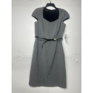 jones new york Woman’s Gray dress With Zipper Size 12 NWT